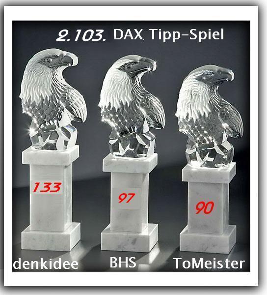 2.104.DAX Tipp-Spiel, Mittwoch, 17.07.2013 624503