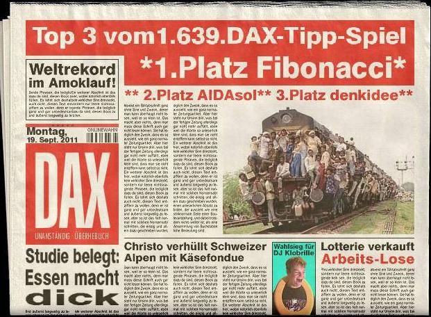 1.640.DAX Tipp-Spiel, Dienstag, 20.09.2011 440731