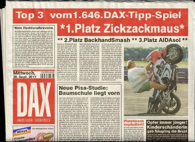 1.647.DAX Tipp-Spiel, Donnerstag, 29.09.2011 443607