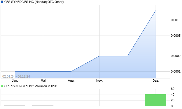 CES SYNERGIES INC Aktie Chart