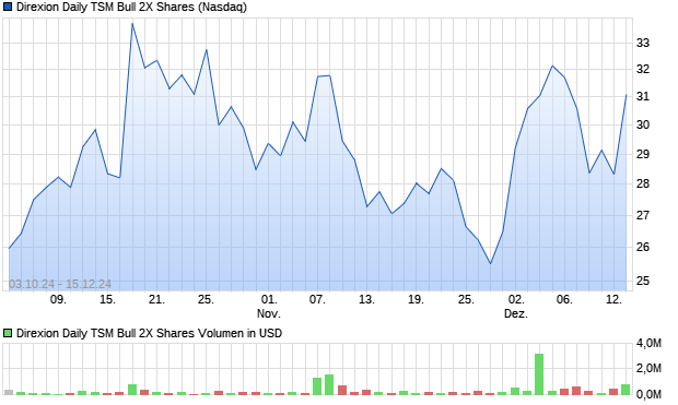 Direxion Daily TSM Bull 2X Shares Aktie Chart