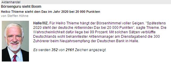 DAX 20000 Thread o. T. 80366