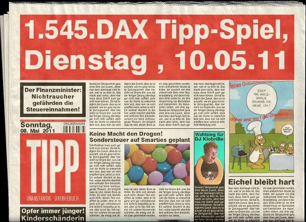 1.545.DAX Tipp-Spiel, Dienstag , 10.05.11 401331