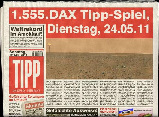 1.555.DAX Tipp-Spiel, Dienstag, 24.05.11 405415