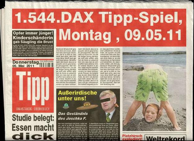 1.544.DAX Tipp-Spiel, Montag , 09.05.11 400671