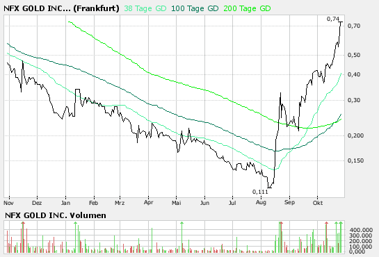 Wertsteigerung von NFX 128073